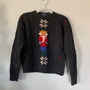 wool Nutcracker sweater